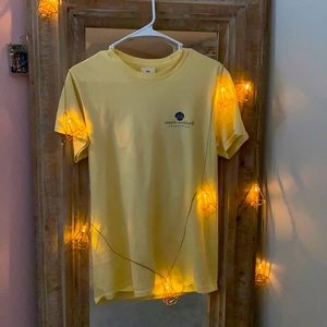 Small simply southern yellow t-shirt